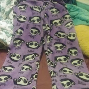 Panda pajama pants